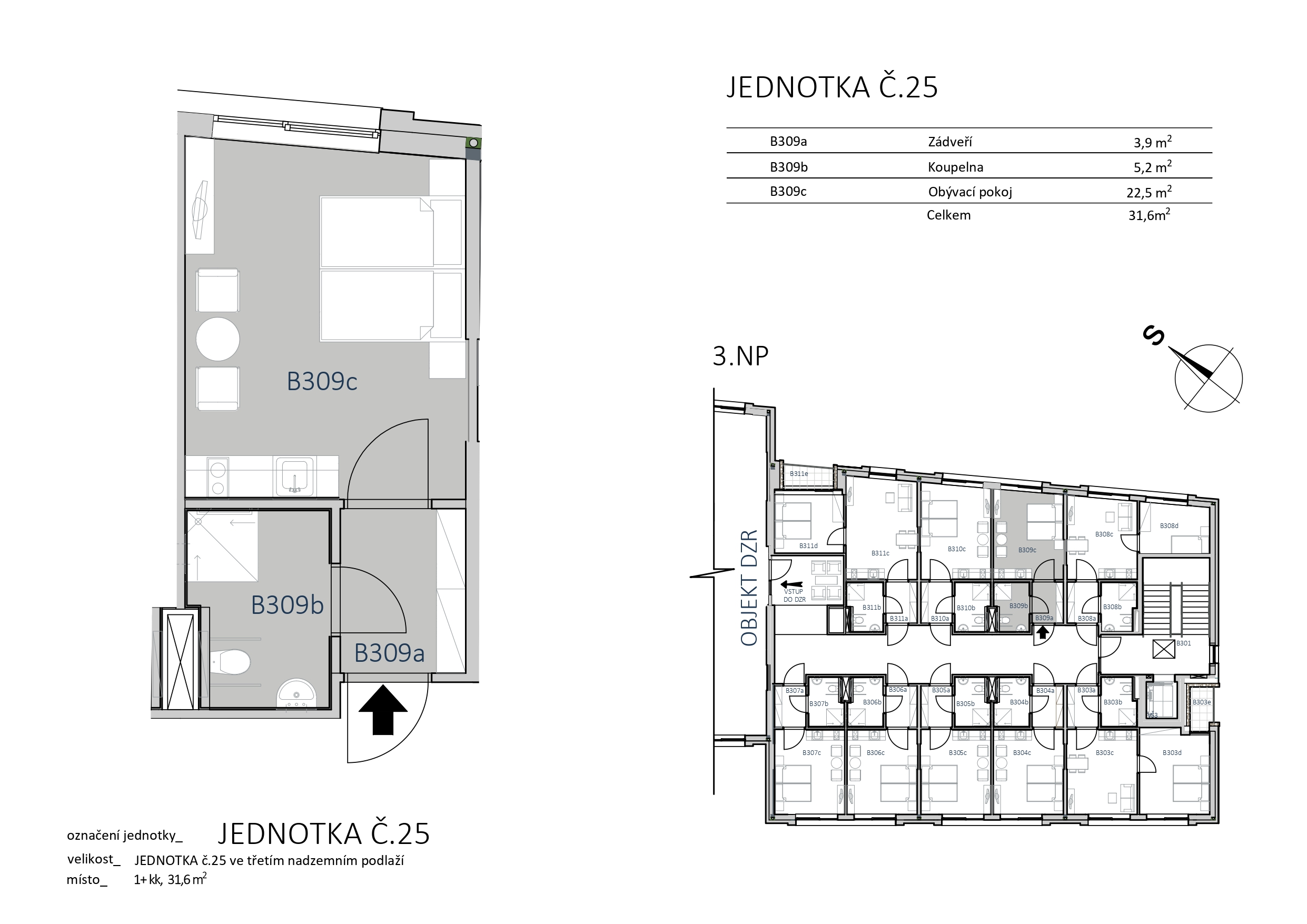 L18_182_DS_eberov_DPS_dispozice-JEDNOTKA_25_page-0001 byt č 25 šeberov - senior-komplex.cz